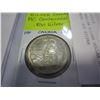 Image 2 : 1958 CANADIAN SILVER DOLLAR BC CENTENNIAL .800 SILVER