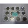 Image 1 : 12 DIFFERENT CANADIAN VINTAGE COINS 1970 TO 1986