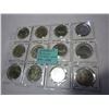Image 2 : 12 DIFFERENT CANADIAN VINTAGE COINS 1970 TO 1986