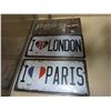 Image 2 : 3 METAL LICENSE PLATE SIGNS