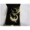Image 2 : DOLPHIN EARRINGS STAMPED 14K
