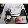 Image 2 : TRAY OF EARBUDS, PHONE CASES, COMPUTER PARTS, AND MORE