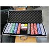 Image 1 : POKER CHIP SET IN CASE
