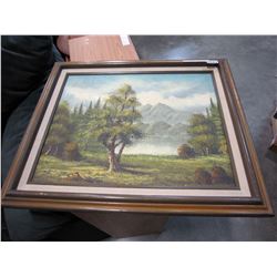 OIL ON CANVAS PAINTINGS