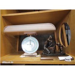 BABY SCALE AND JIMMY BLUE FIGURE