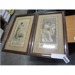 2 VINTAGE PRINTS