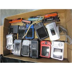 TRAY OF CAMERAS