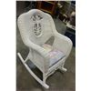 Image 2 : WICKER ROCKING CHAIR