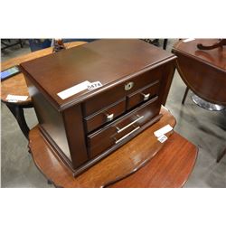 MAHOGANY JEWELLERY BOX
