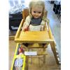 Image 2 : BELLHAM PUPPET, D OIL AND THISTLE WOOD HIGH CHAIR