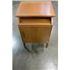 Image 1 : TEAK 1 DOOR END TABLE