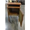 Image 2 : TEAK 1 DOOR END TABLE