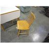 Image 3 : MAPLE AND WHITE DROPLEAF TABLE AND 3 CHAIRS