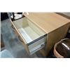 Image 2 : 2 DRAWER WOOD FILE CABINET