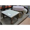 Image 2 : 2 SMALL FOOTSTOOLS