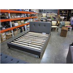 BRAND NEW ASHLEY SIGNTAURE QUEENSIZE MODERN FABRIC PLATFORM BEDFRAME RETAIL $1899