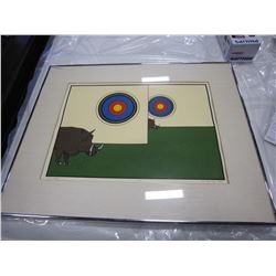 PAT GEORGE WART HOGS 3/20 LIMITED EDITION PRINT