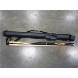 CASED ORCHID POOL CUE