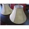 Image 2 : 2 BEIGE LARGE ROUND LAMPSHADES