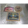 Image 1 : GUINESS, LABATT, AND WINE SIGNS