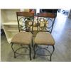 Image 1 : 2 ASHLEY UPHOLSTERED COUNTER HEIGHT BAR STOOLS, RETAIL $249 EACH FLOOR MODELS