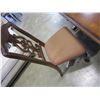 Image 3 : ASHLEY SIGNATURE DARK CHERRY FINISH DINING TABLE WITH 4 DINING CHAIRS, RETAIL $2699 FLOOR MODEL