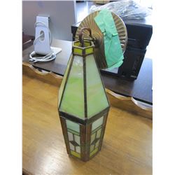 LEADED GLASS LIGHT