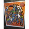 Image 2 : MAN CHANGING INTO THUNDERBIRD BY NORVAL MORRISSEAU LIMITED EDITION PRINT 24915