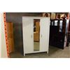 Image 1 : MODERN WHITE WARDROBE W/ MIRROR