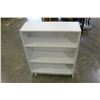 Image 1 : 3 TIER WHITE BOOK SHELF