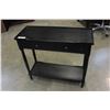 Image 1 : BLACK 2 DRAWER HALL STAND