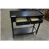 Image 2 : BLACK 2 DRAWER HALL STAND