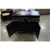 Image 2 : BLACK FLOWER DESIGN SIDE BOARD