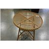 Image 1 : ROUND WICKER TABLE