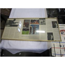 JOHN LENNON FRAMED HISTORY