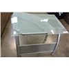 Image 2 : MODERN CHROME AND GLASS DESK