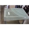 Image 4 : MODERN CHROME AND GLASS DESK