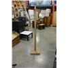 Image 1 : COAT TREE W/ BRASS ADJUSTABLE HOOKS