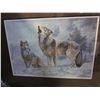 Image 2 : SOLO SINGER GREY WOLVES BY JORGE MAYOL LIMITED EDITION PRINT 24543
