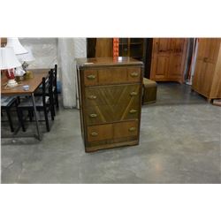 VINTAGE WALNUT 4 DRAWER HIGHBOY