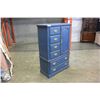 Image 2 : BLUE PAINTED 6 DRAWER DRESSER