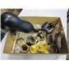 Image 2 : TRAY OF FIGURES, WHALE FIGURE, AND COLLECTIBLES