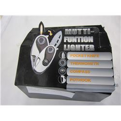 BOX OF NEW MULTI-FUNCTION LIGHTERS AND TORCHES