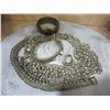 Image 2 : SILVER TRAY OF MIDDLE EASTERN BELLY DANCING JEWLERY