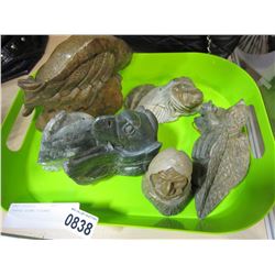 CARVED STONE FIGURES