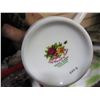 Image 2 : 10 PIECES OF ROYAL ALBERT CHINA BLOSSOM TIME, OLD COUNTRY ROSES AND SWEET VIOLETS