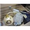 Image 1 : INTERNATIONAL STERLING VANITY BRUSH AND BERGER PERFUME ATOMISER AND CRYSTAL CUP AND SAUCER