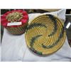 Image 1 : WOVEN BASKET AND WICKER BASKET
