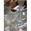 Image 2 : 2 CRYSTAL CANDLE HOLDERS