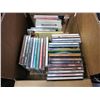 Image 2 : BOX OF CDS AND BOX OF NHL COLLECTIBLES W/ GARMIN GPS AND GUARDIANS OF THE GALAXY CUPS